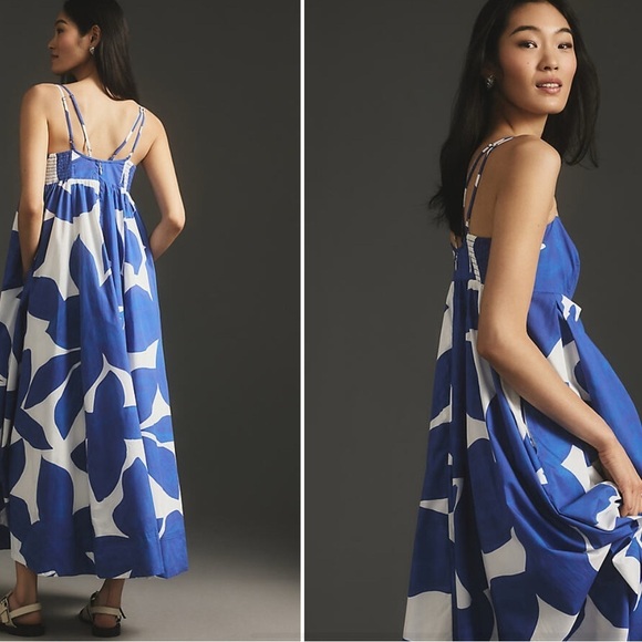 Anthropologie Sleeveless Babydoll Midi Dress Size XS - Picture 6 of 11